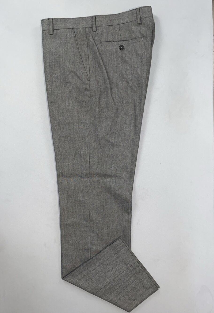 Banana Republic Tailored Fit Flat Front Washable Dress Pants. Herringbone, 33X34